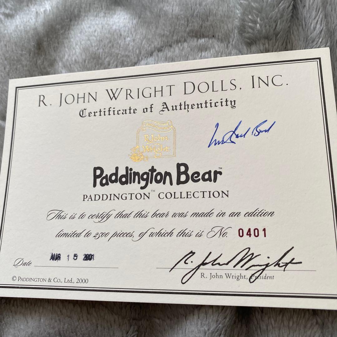 パディントンR. John Wright Paddington Bear