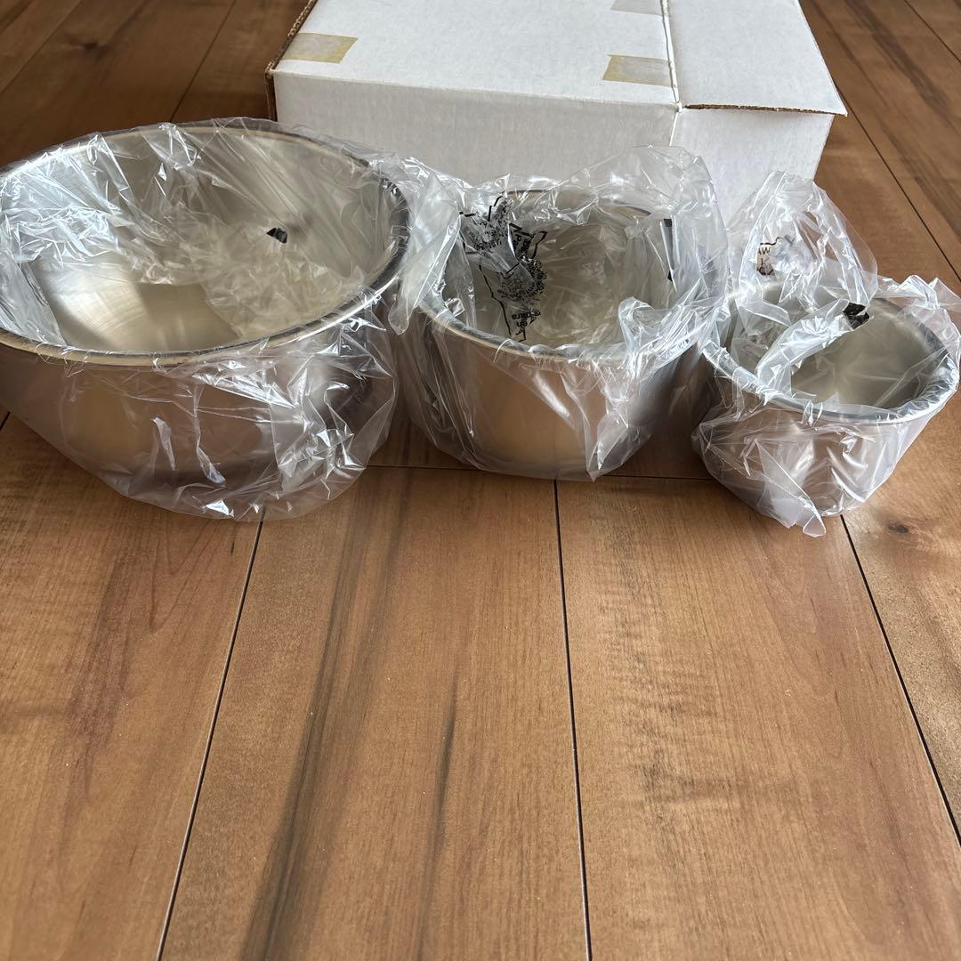 ロイヤルクイーン　 ステンレススチール 3個セット ボウル