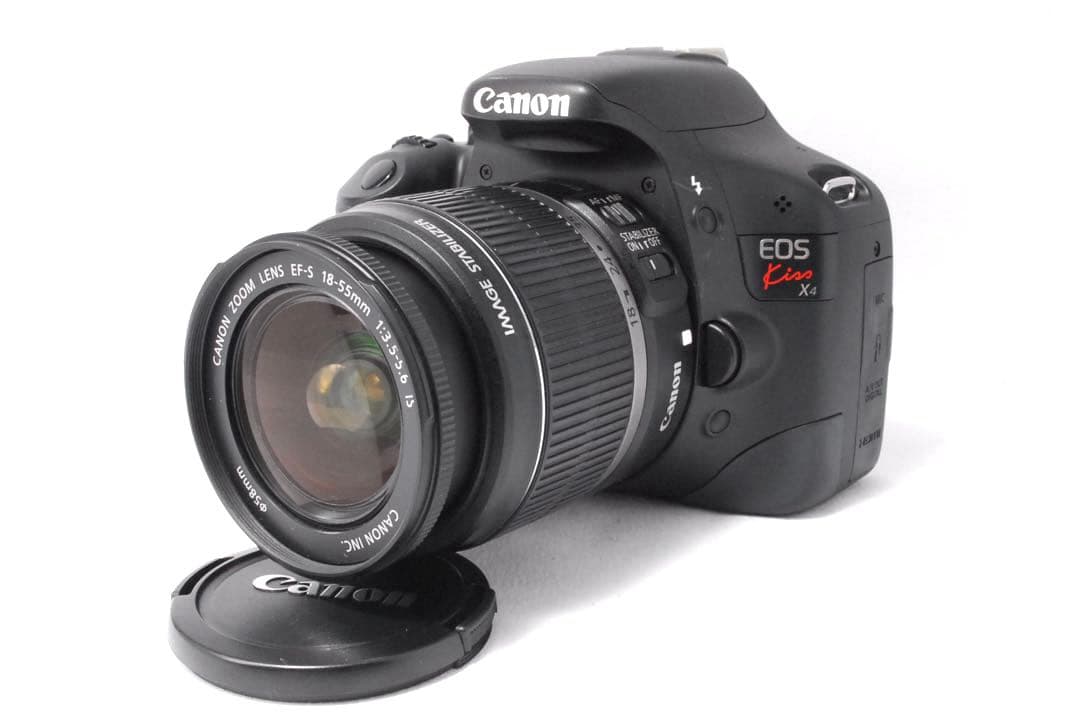 美品✨Canon kiss X4✨手ぶれ補正機能付き✨一眼レフカメラ✨スマホ転送