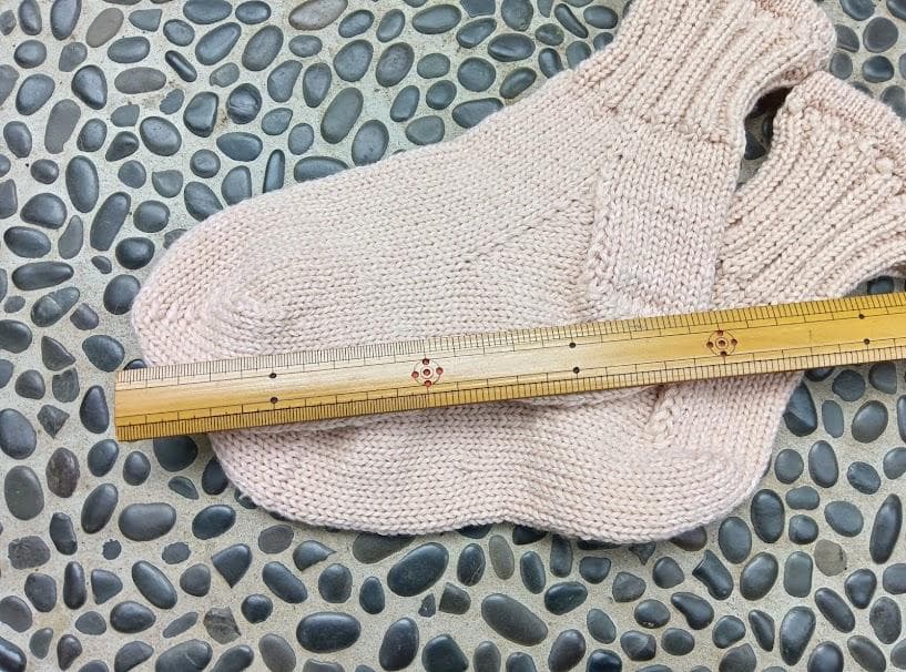 （お纏め専用3足）手編みソックス// カシミヤ100％