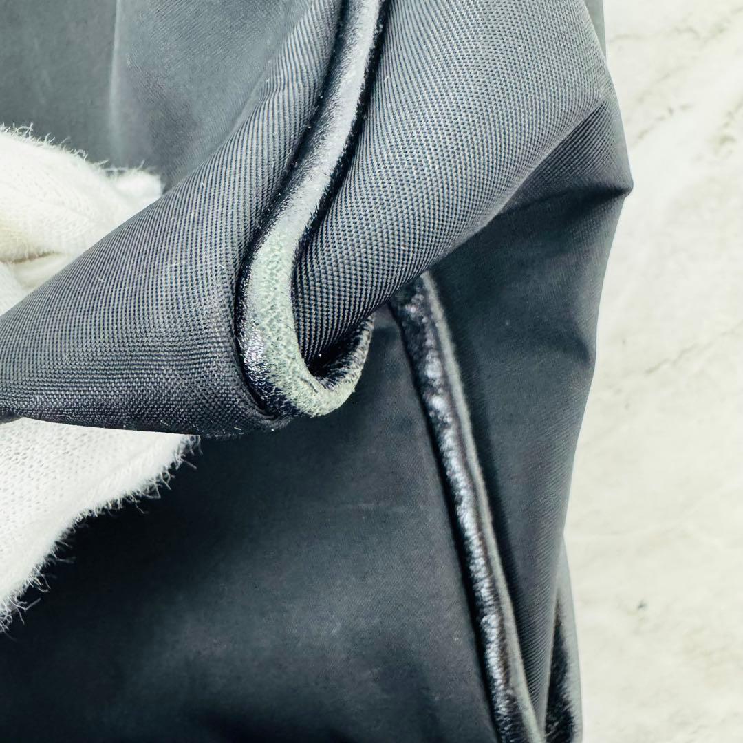 ✨FENDI✨フェンディ✨FF金具✨ナイロン✨ブラック✨ハンドバッグ✨