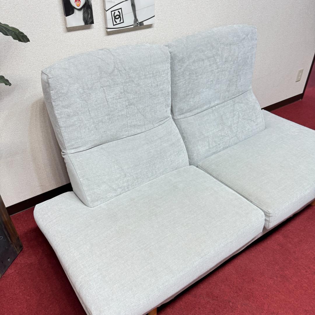 東京23区送料無料　超美品2Pソファー　グレー色　幅176㎝