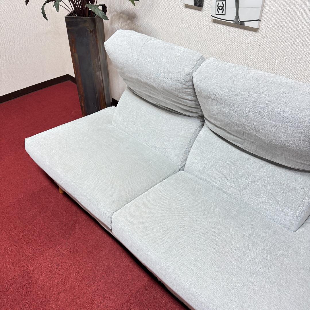 東京23区送料無料　超美品2Pソファー　グレー色　幅176㎝