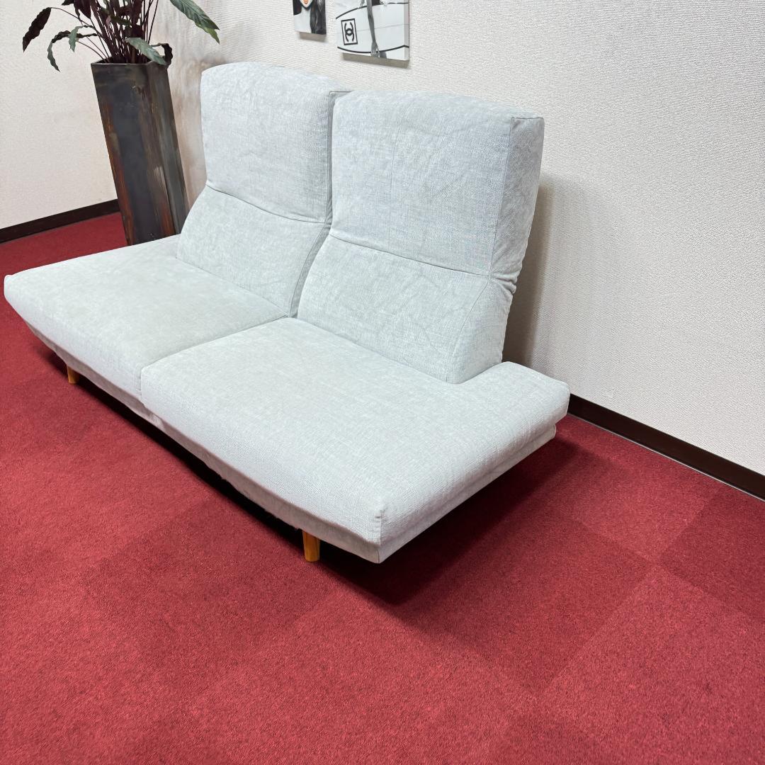 東京23区送料無料　超美品2Pソファー　グレー色　幅176㎝