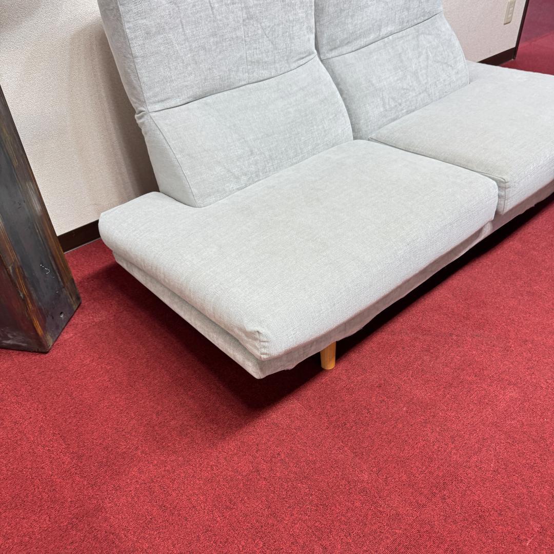 東京23区送料無料　超美品2Pソファー　グレー色　幅176㎝