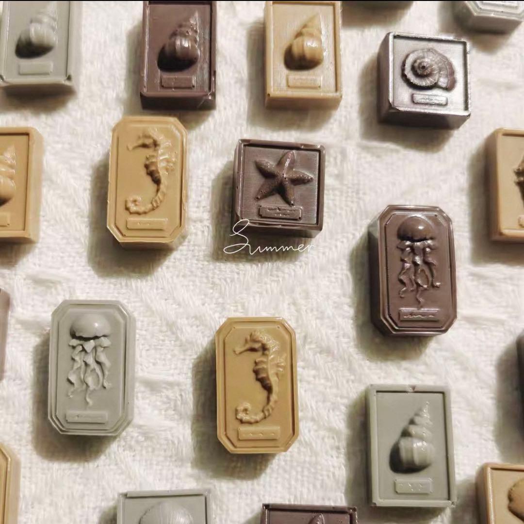 シーリングスタンプ用ワックス ・シリコンモールドメルヘン⑤型