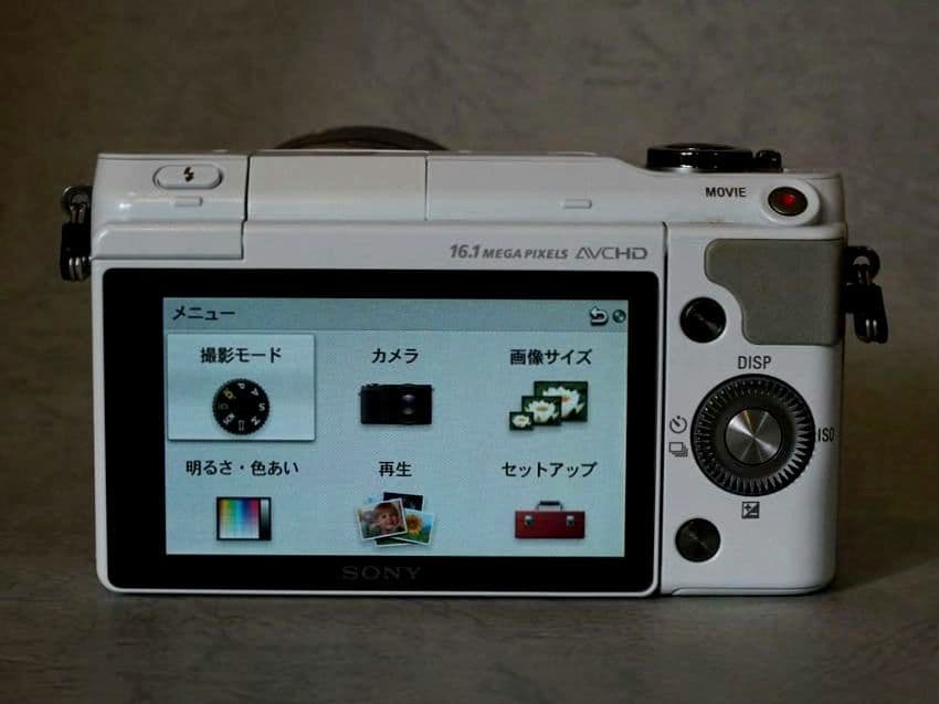 SONY α ホワイト ミラーレス一眼　NEX-3N E18-55 OSS