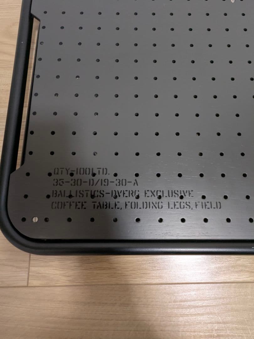 DVERG × Ballistics ローバーテーブル チャコール