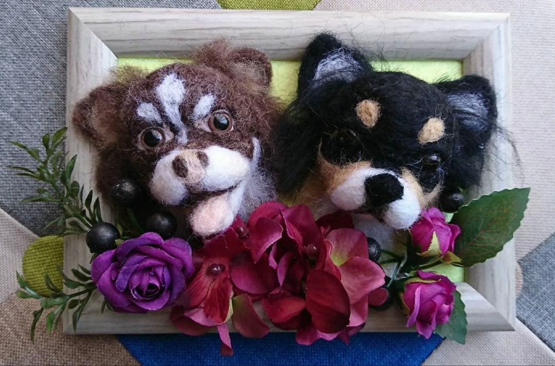 【オーダーページ】羊毛フェルトでうちのコグッズ作ります