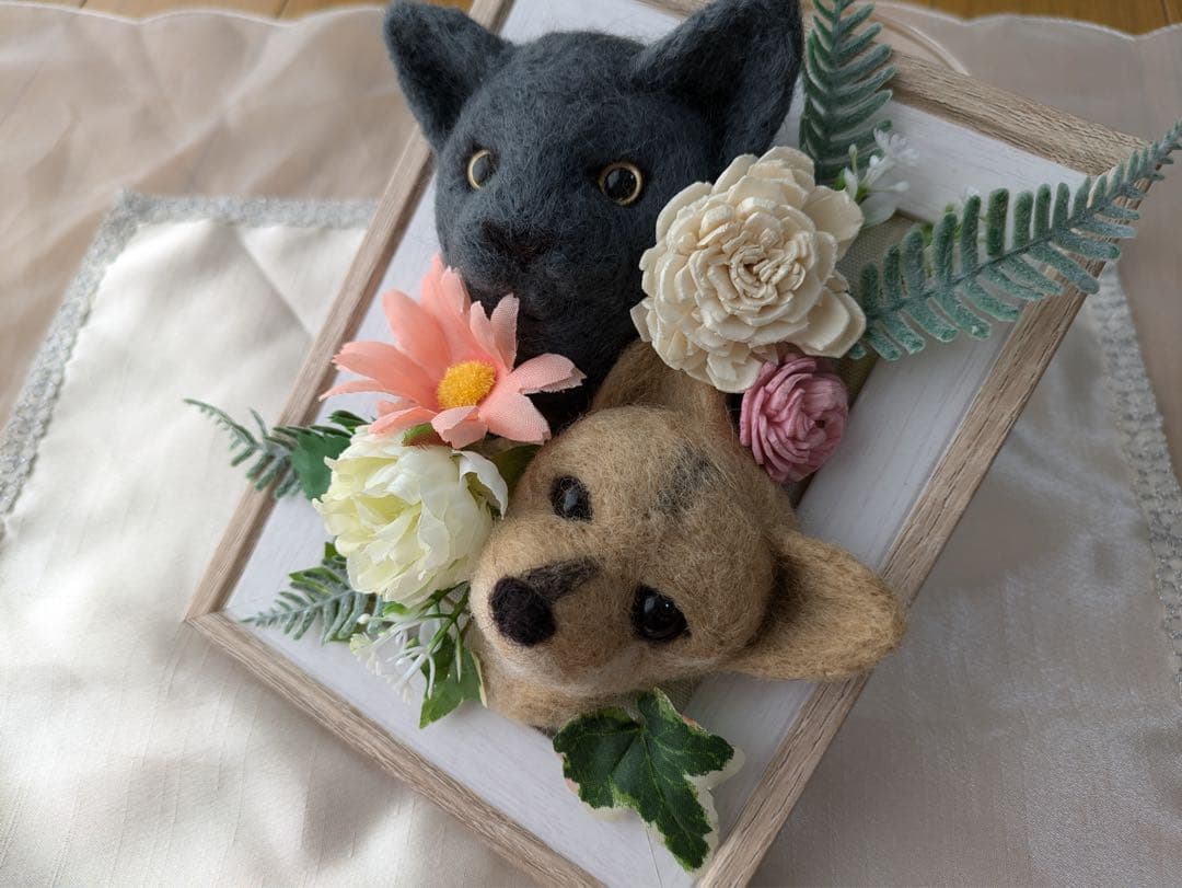 【オーダーページ】羊毛フェルトでうちのコグッズ作ります