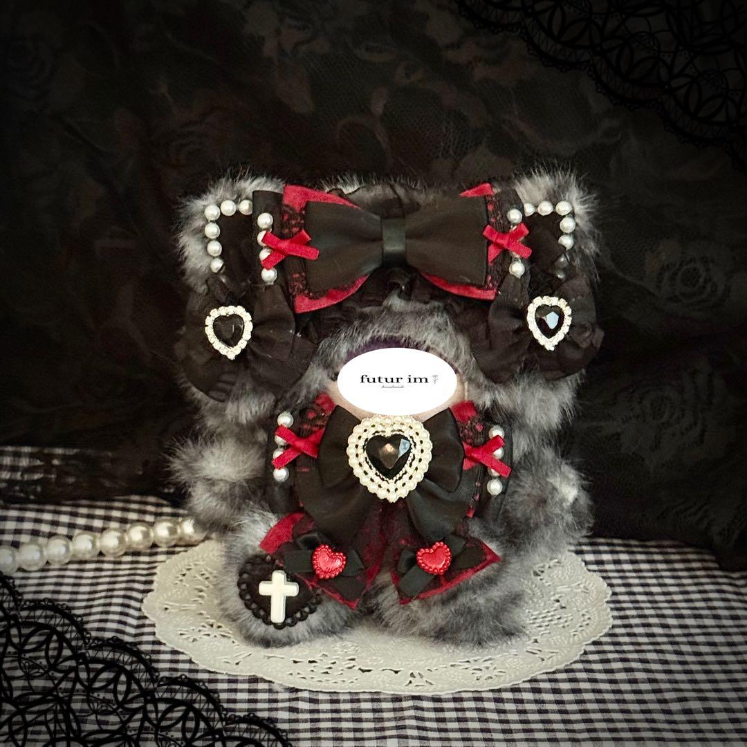 【 10cm 】新作 ねこ耳 ぬい服 おすわりぬい服 ハンドメイド