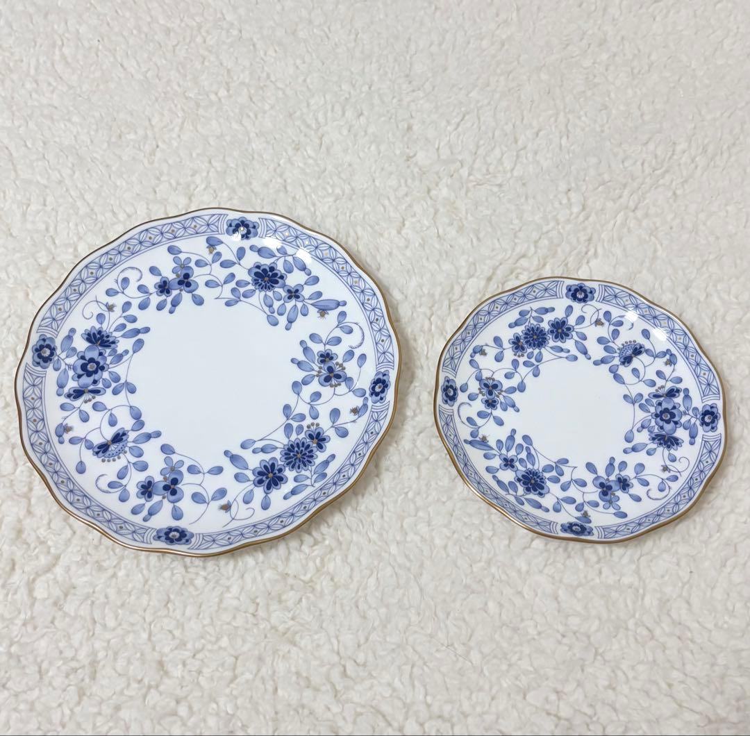 【10枚】 NARUMI ミラノ　17.5cm 12.5cm 皿　金縁　小皿