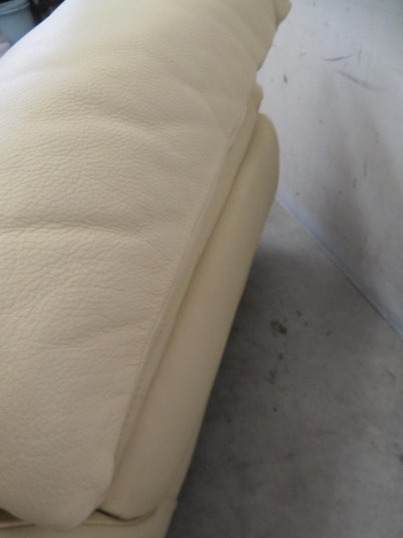 美品■総革■イタリア■IDC■Enzo Dambrosio■3人掛けソファ■