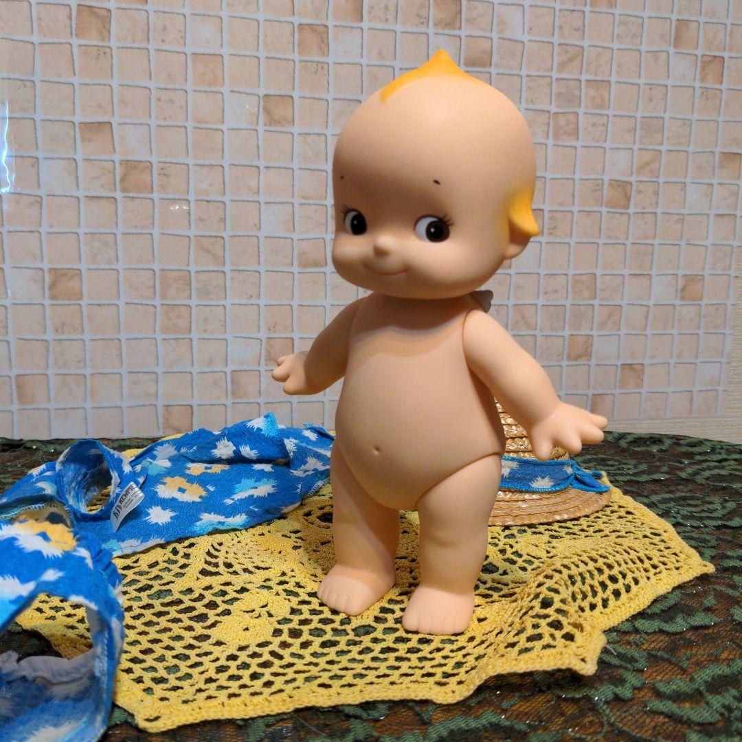 OIKE ローズオニール・キューピー・麦わら帽子と甚平の可愛い子