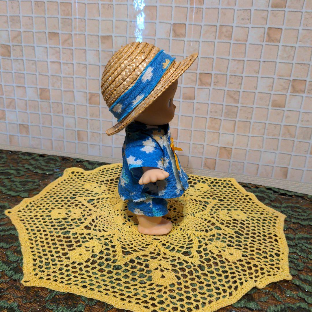 OIKE ローズオニール・キューピー・麦わら帽子と甚平の可愛い子