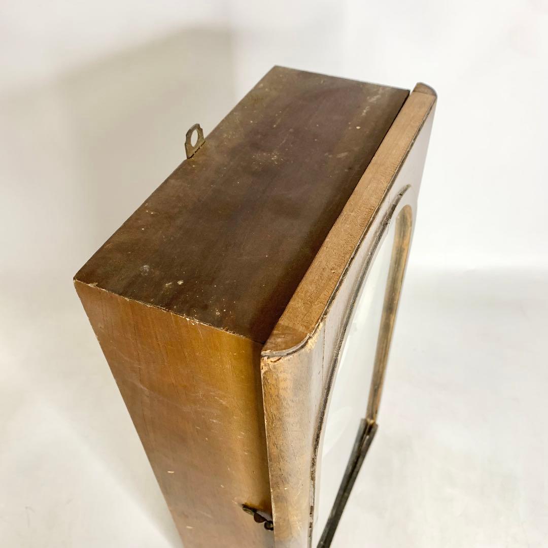 昭和レトロ　明治時計　Meiji　振り子時計　掛け時計　ゼンマイ　ジャンク