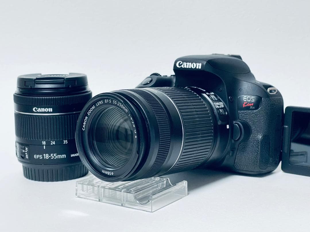 極美品☆Canon kiss X9i☆一眼レフカメラ☆手振れ補正Wズームレンズ