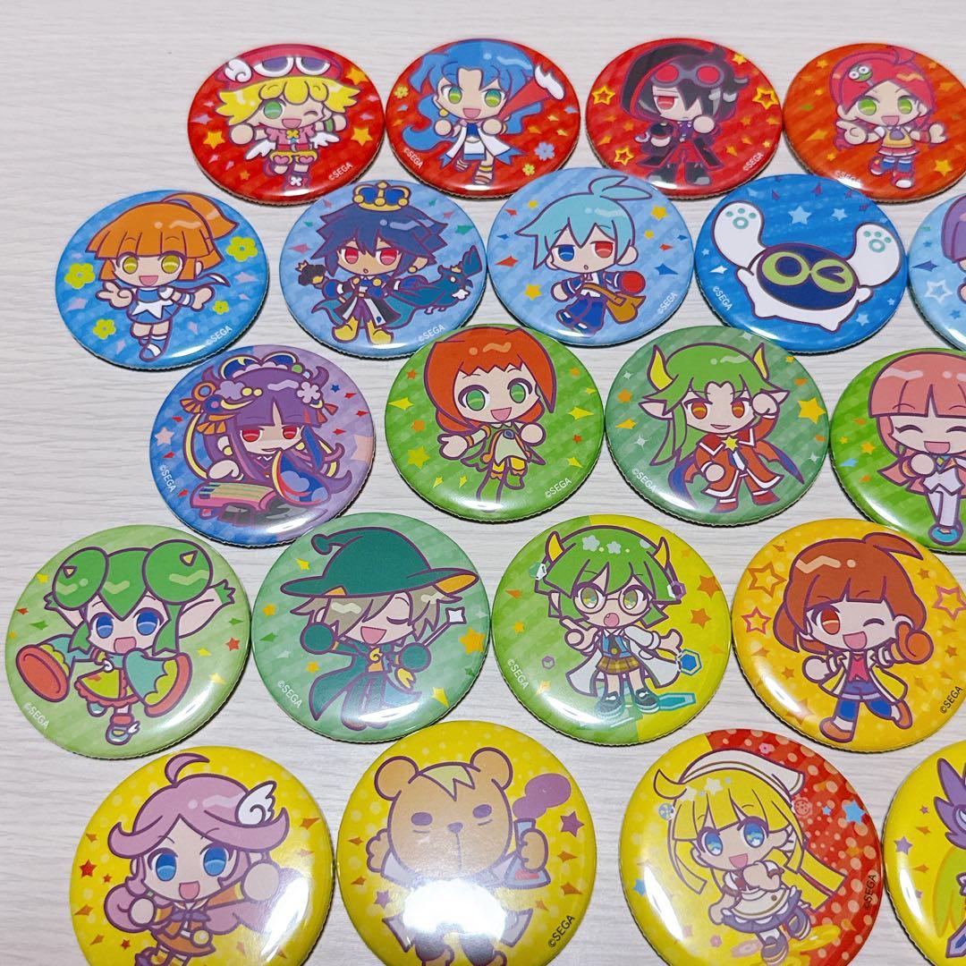 ぷよクエ ミニキャラ 缶バッジ ぷよクエカフェ2025 37種類 セット