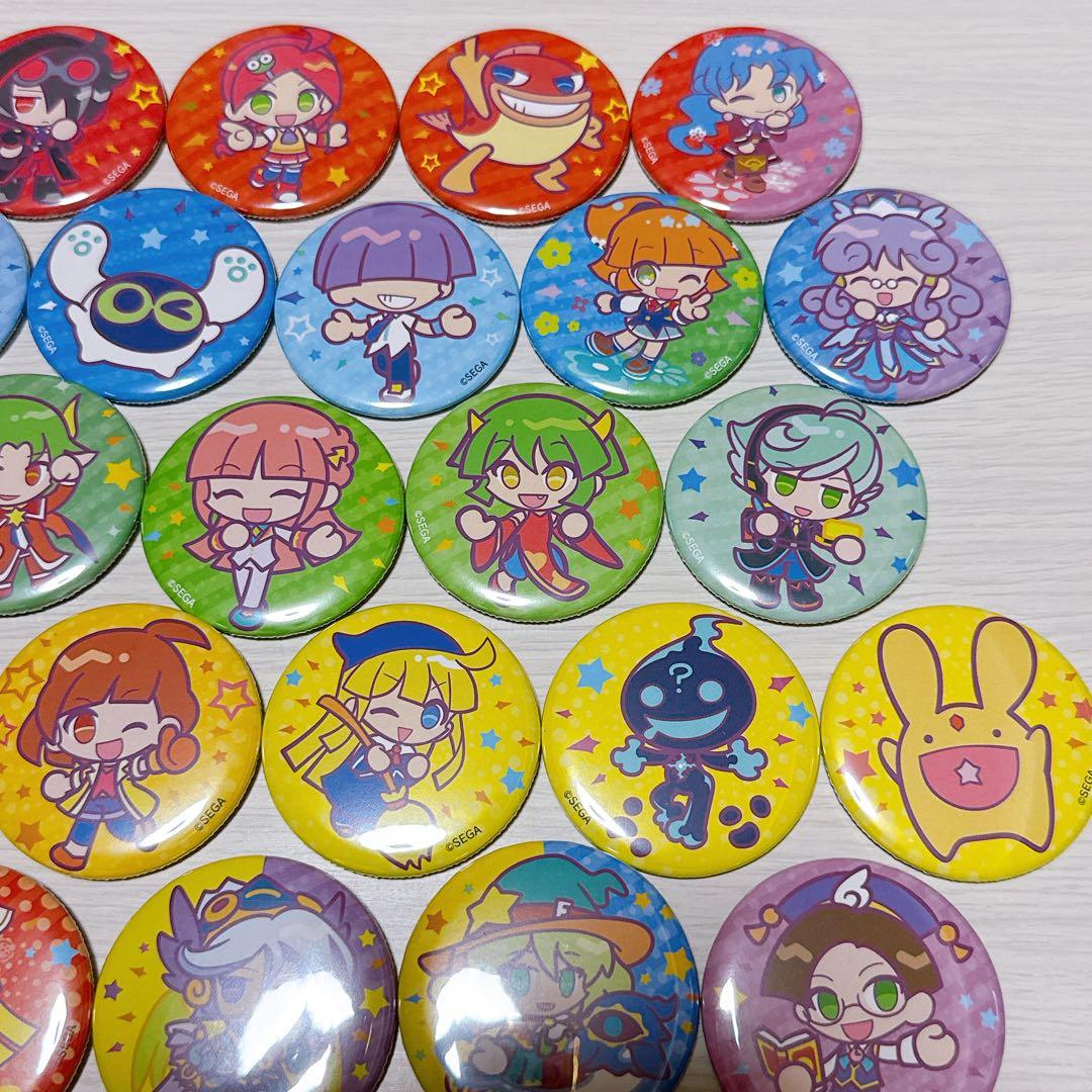 ぷよクエ ミニキャラ 缶バッジ ぷよクエカフェ2025 37種類 セット