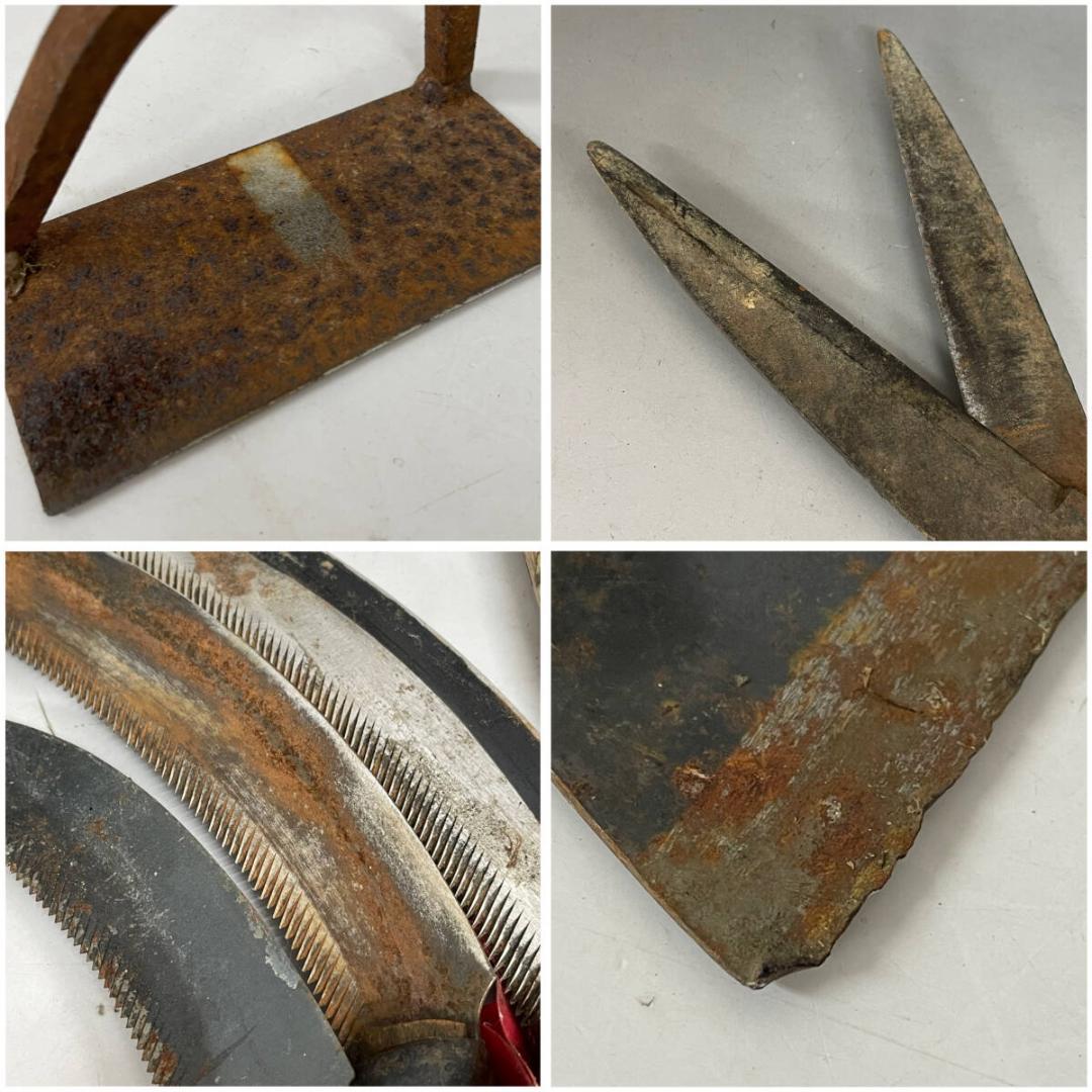 園芸用品 まとめて 20点 造園 盆栽 畑仕事 熊手 収穫鋏 刈り込み鋏