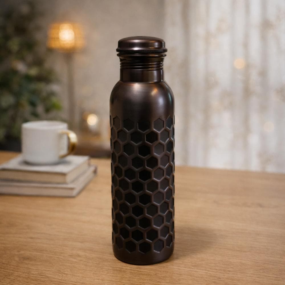 訳あり/ 銅製 純銅 ハンドメイド ウォーターボトル ステンレス水筒