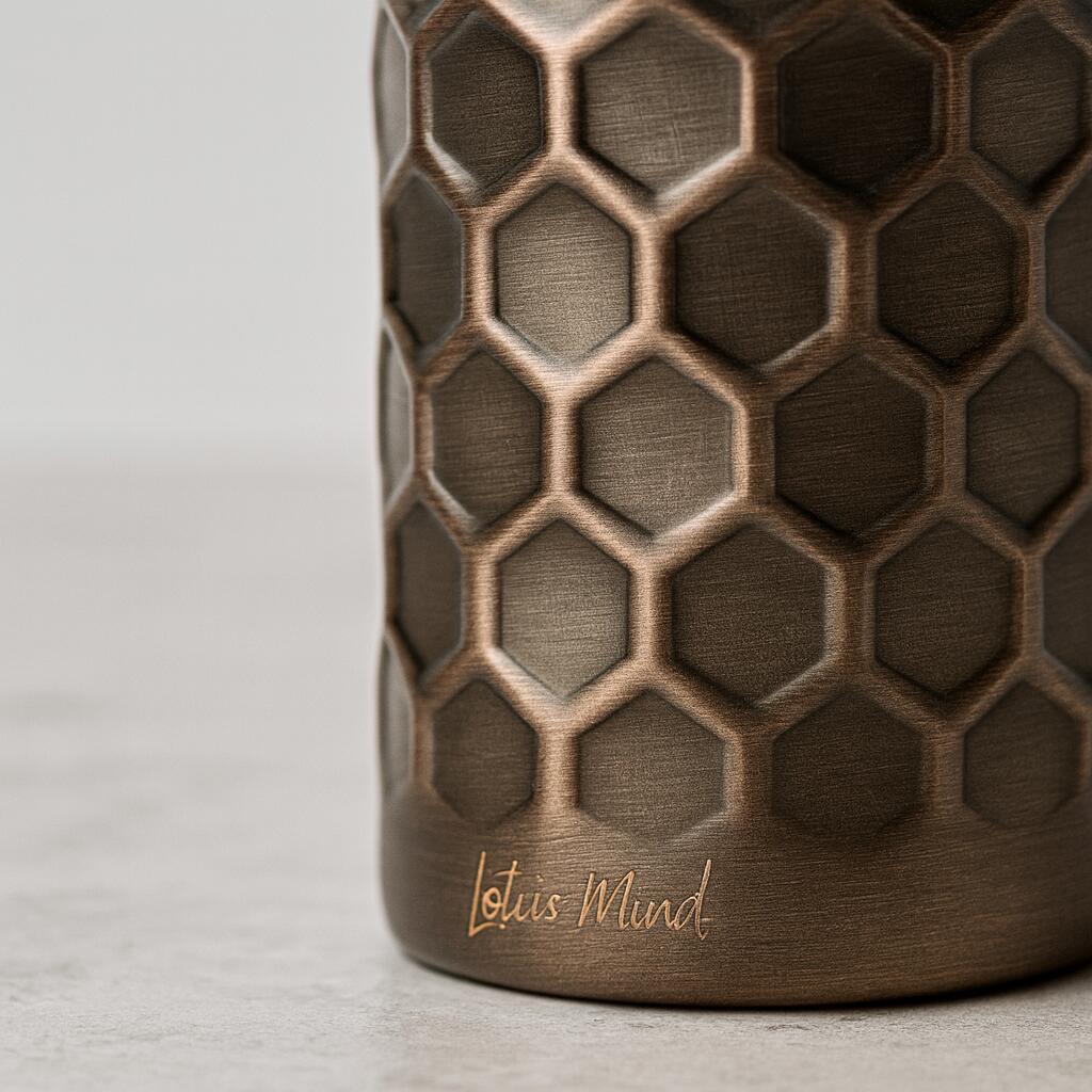 訳あり/ 銅製 純銅 ハンドメイド ウォーターボトル ステンレス水筒