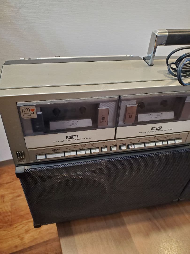 ◆通電確認済◆　SHARP GF-999 ラジカセ FM/AM　※コンセント付き