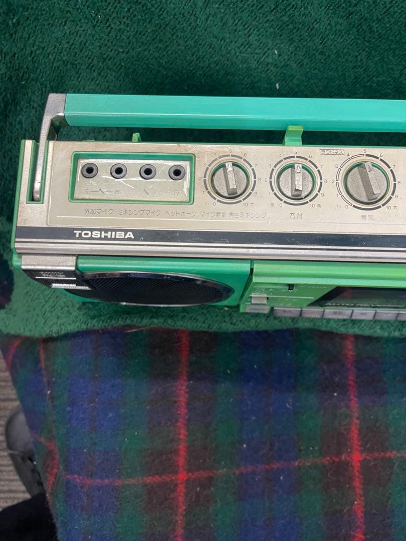 TOSHIBA SUGAR RT-SF5東芝 レトロ ラジカセ 通電OKジャンク