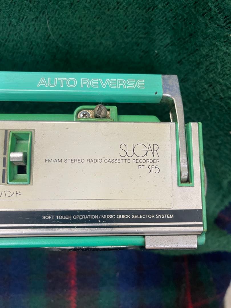 TOSHIBA SUGAR RT-SF5東芝 レトロ ラジカセ 通電OKジャンク