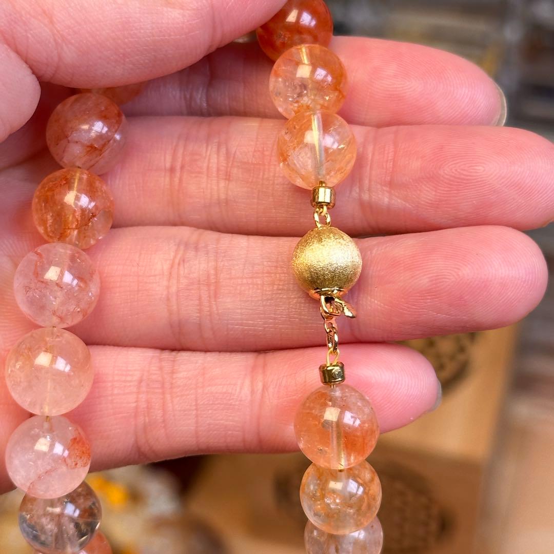 希少 オーロラクォーツ 三点セット 大玉ブレスレット ネックレス ピアス 天然石