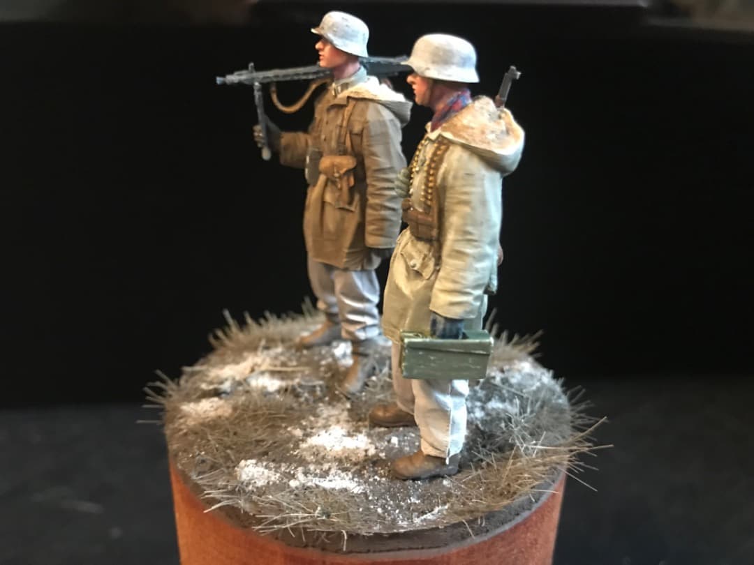 ジオラマ　1/35 ドイツ軍　完成品　Alpineフィギュア　第二次世界大戦
