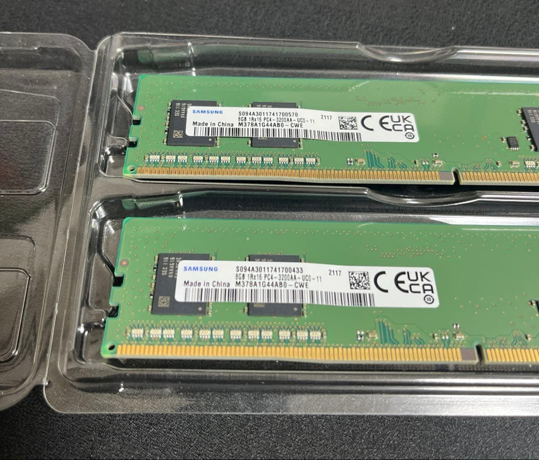 Samsung DDR4 16GB(8gb×2) 3200MHz