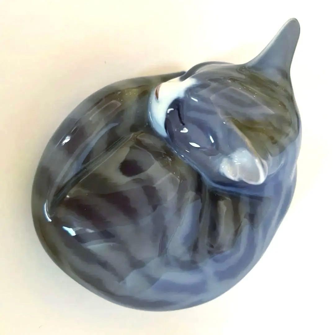 ロイヤルコペンハーゲン　眠り猫　フィギュリン