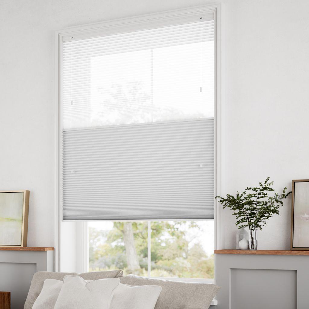 【値下げ】未使用　ハニカムシェード　シアーライトグレー 　81.5×115