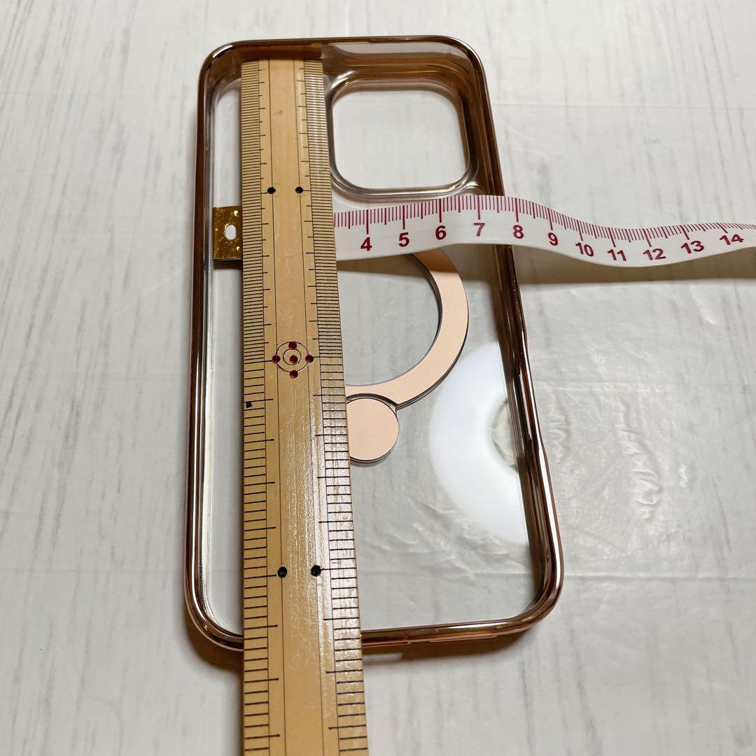 iPhone 16 Pro Max 用 ケース クリア 米軍MIL規格 金属感