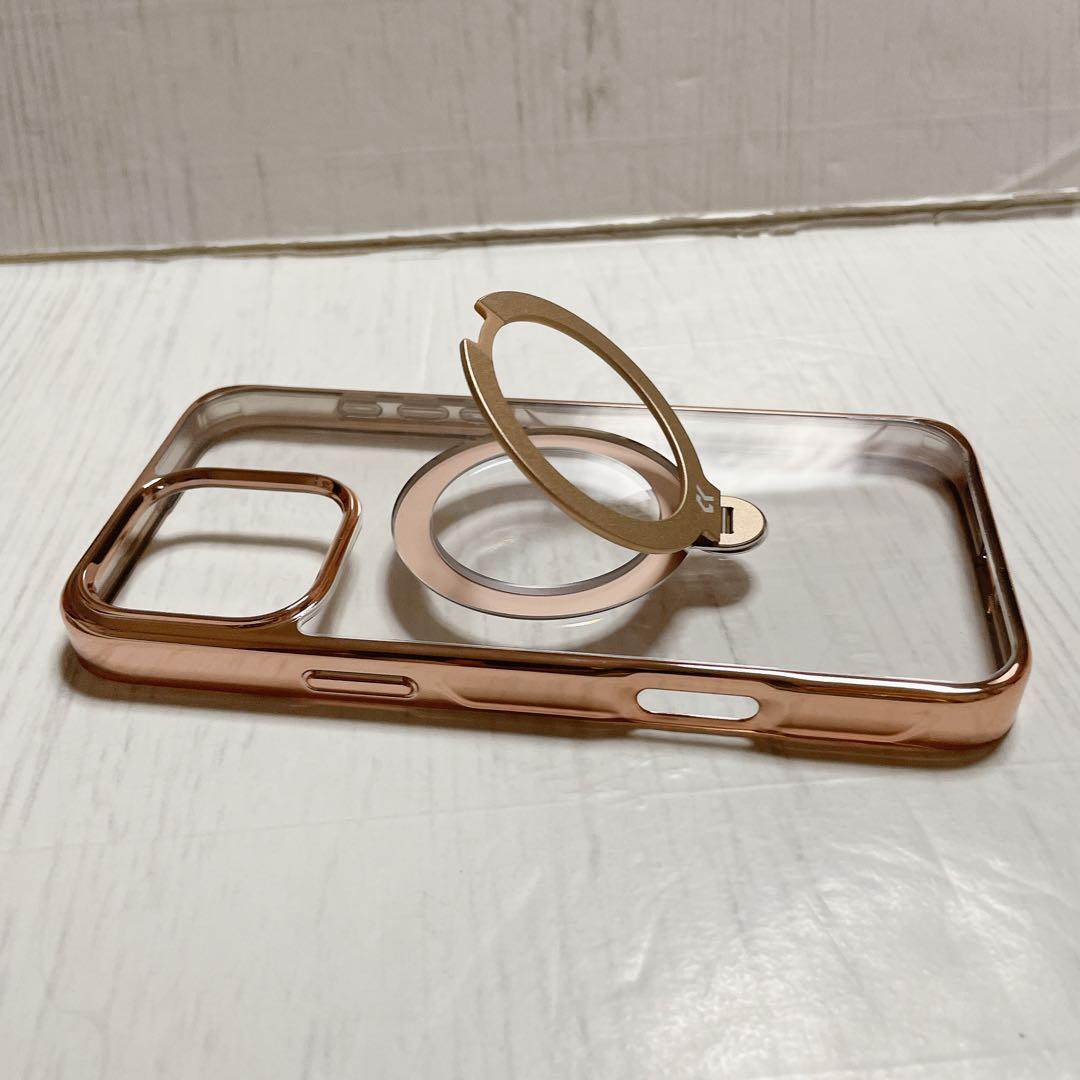 iPhone 16 Pro Max 用 ケース クリア 米軍MIL規格 金属感