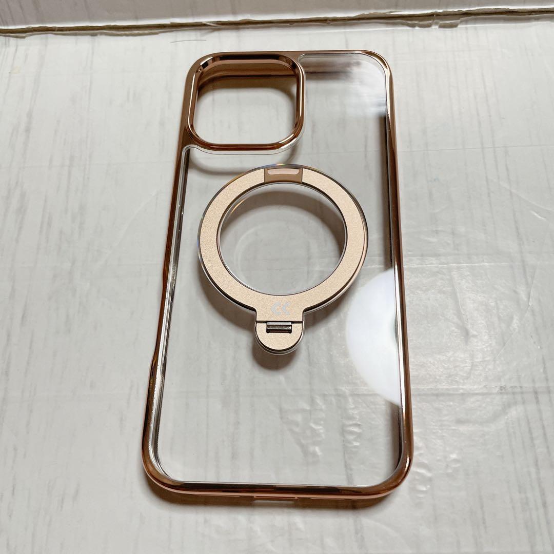 iPhone 16 Pro Max 用 ケース クリア 米軍MIL規格 金属感