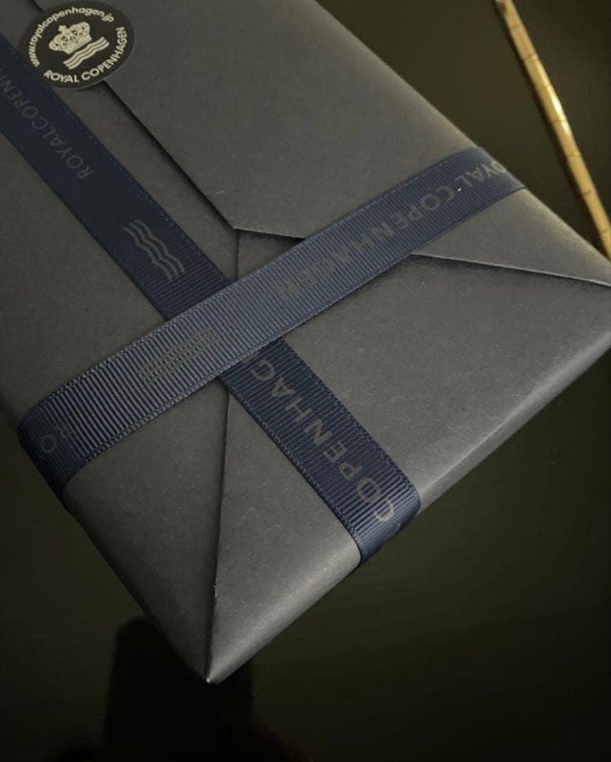 【ギフト包装】ロイヤルコペンハーゲン ブルーパルメッテ ブロッサム トレイ 2枚