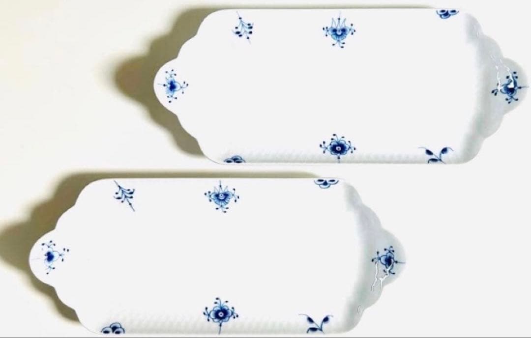 【ギフト包装】ロイヤルコペンハーゲン ブルーパルメッテ ブロッサム トレイ 2枚