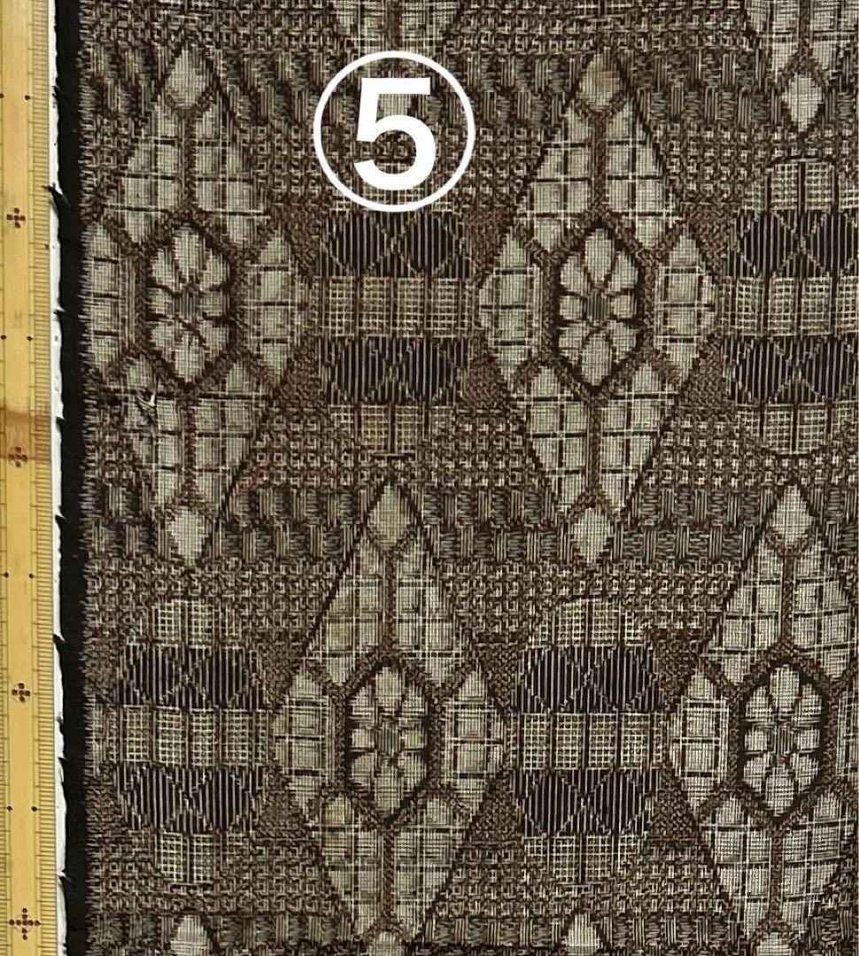 ２２３　古布　大島紬　龍郷＆泥大島　１m増量　❤️３６㎝巾Ｘ１m６柄６mを