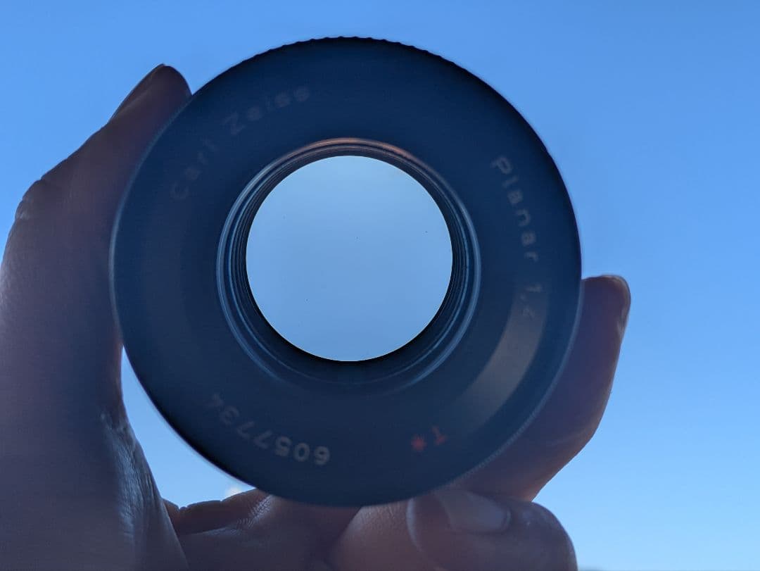 レンズ(単焦点) CONTAX Carl Zeiss Planar 50mm f1.4 AEJ