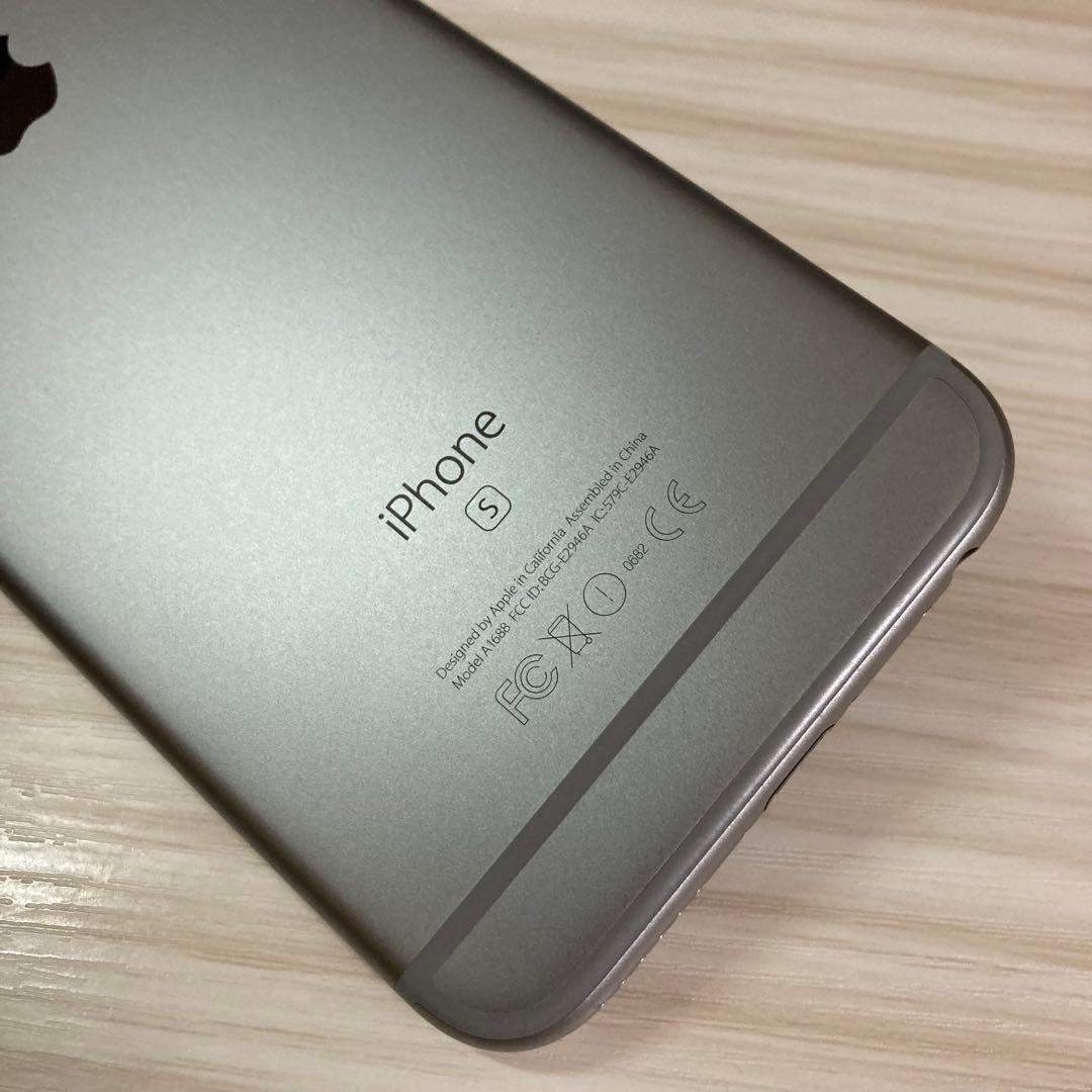 iPhone6s 128GB SPACEGLAY バッテリー82% SIMフリー