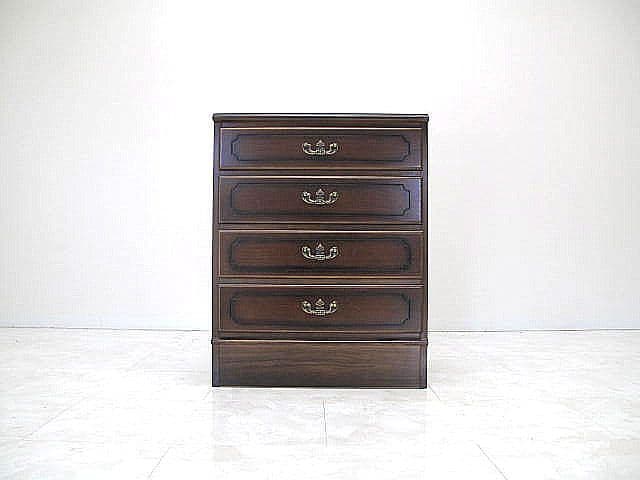 【展示品】カリモク コロニアル 「QC1904NK」 4段チェスト 約10.5万