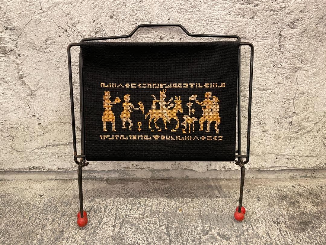 Vintage　▪️マガジンラック　ブックスタンド　北欧インテリア　雑貨