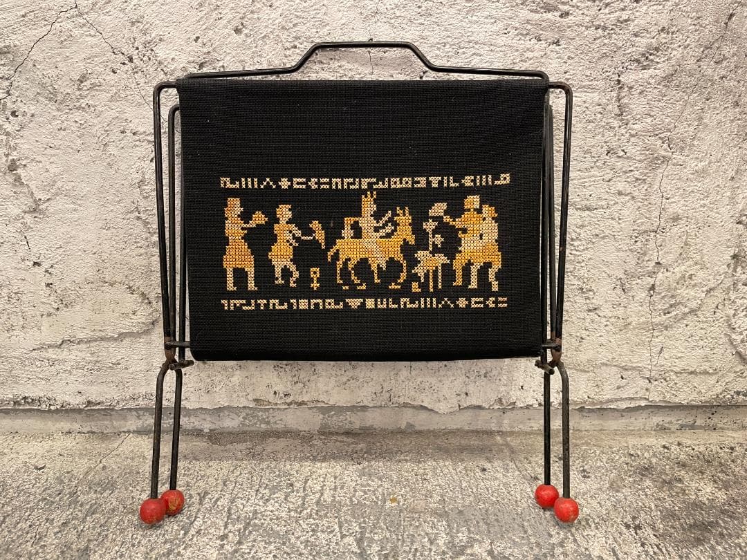 Vintage　▪️マガジンラック　ブックスタンド　北欧インテリア　雑貨