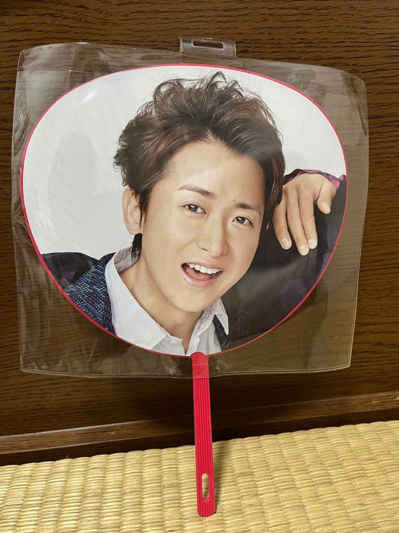 ダッフィー　嵐　大野智くん風コスチューム　ぬいぐるみ全長40cm ミニうちわ付き