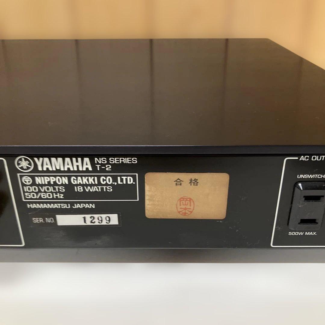 E111 【通電確認済】 YAMAHA T-2 FMステレオチューナー