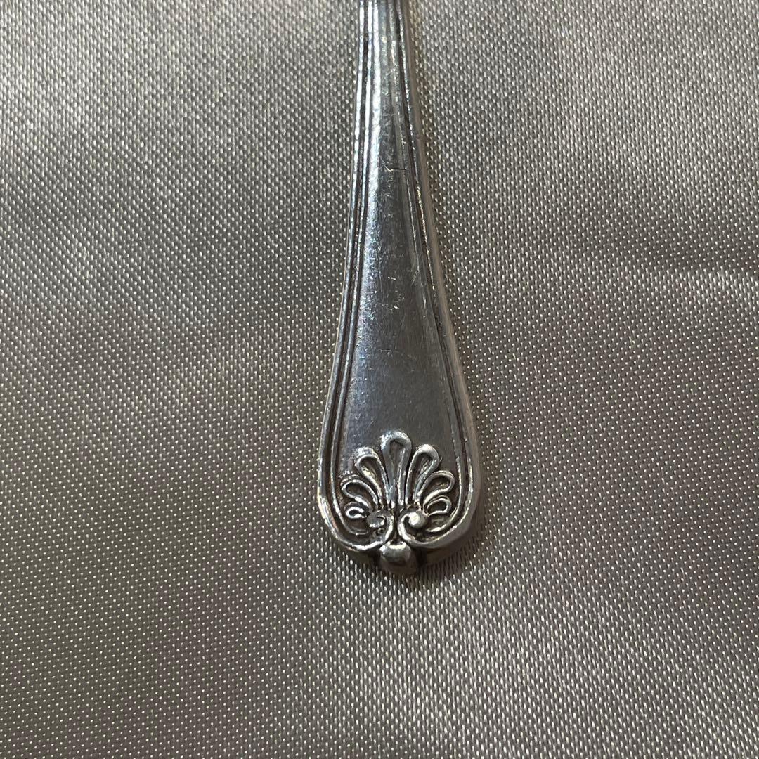 シルバー スプーン 純銀 19世紀 ホールマークあり フランス 9.5cm 1本