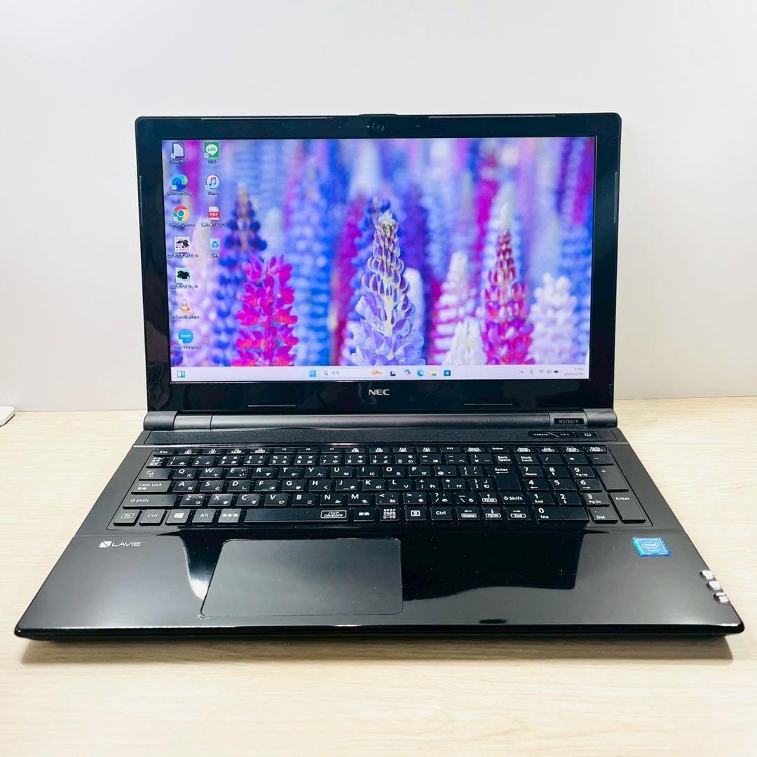 【人気】メモリ8GB✨SSD搭載✨カメラ付✨ノートパソコン NEC Win11