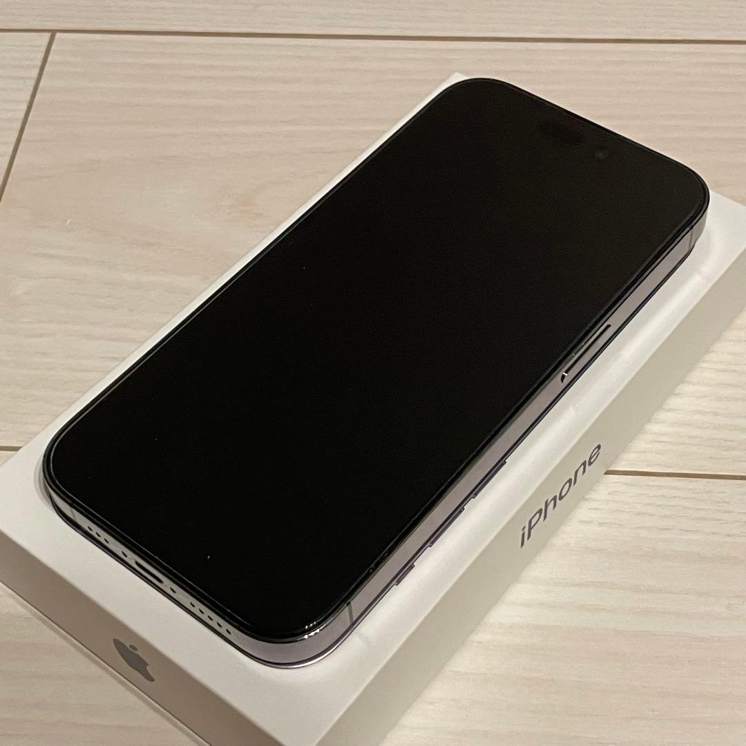 iPhone 14 Pro ディープパープル 256GB ケース・フィルム等付属